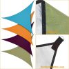 9.84 ft Triangle Shade Sail Patio Canopy – Waterproof Polyester Taffeta