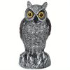 Owl Decoy Bird‑Deterrent Statue