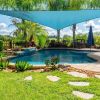 9.84 ft Triangle Shade Sail Patio Canopy – Waterproof Polyester Taffeta