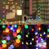 Color-Changing Globe String Lights – 50 LEDs, 21.3 ft with Remote