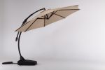 Cantilever Outdoor Umbrella with Weighted Base – Aluminum Offset Patio Umbrella