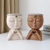 Flying Kiss Girl Figure Flower Pot – Resin Planter