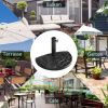 30 lb Heavy Duty Square Umbrella Base Stand – 17.5 in