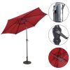 Tilt Adjustment Patio Umbrella with Crank – 10 ft