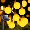 Color-Changing Globe String Lights – 50 LEDs, 21.3 ft with Remote