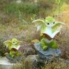 Miniature Fairy Garden Dragon Figurines – Pink Dragon Reading & Baby
