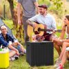 30‑Gallon PP Deck Box – Storage, Seat & Side Table