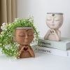 Flying Kiss Girl Figure Flower Pot – Resin Planter