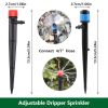 30–200 Drip Irrigation System – 4/7" Hose with Rotating 8‑Hole Sprinkler