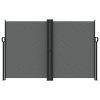 Retractable Side Awning – Anthracite Polyester with PU Coating