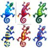 Metal Gecko Wall Art Décor