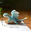 Miniature Fairy Garden Dragon Figurines – Pink Dragon Reading & Baby