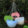 Self‑Watering Hanging Pot with Drainer – Indoor/Outdoor Planter Basket