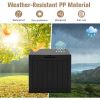 30‑Gallon PP Deck Box – Storage, Seat & Side Table