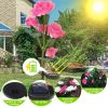 2-Pack Solar Rose Flower Pathway Lights