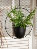 Modern Metal Hanging Planter and Flower Pot Holder