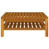 Cream Solid Acacia Wood Modular Garden Lounge Set – Medium Size