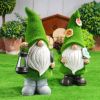 Gnome Night Solar Light – Flower Decor Fairy Gnome Garden Desk Solar Lamp