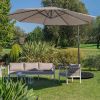 10' Patio Solar Cantilever Umbrella – Offset with Tilting System