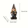 Biker‑Themed Garden Gnome Statue