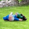 Drunken Garden Gnome Resin Statue – 5.91" Funny Weatherproof Gnome (Variants)