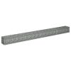 Gabion Raised Bed – Silver Galvanized Steel – Large
