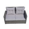 Direct Wicker Outdoor Patio Conversation Set with Storage Box and Cushions