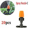 Adjustable Garden Drip & Misting Nozzles – 20‑Piece Micro Sprinkler Set