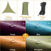 9.84 ft Triangle Shade Sail Patio Canopy – Waterproof Polyester Taffeta