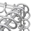 Gabion Raised Bed – Silver Galvanized Steel – Large
