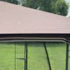 13' x 10' Patio Gazebo – Double‑Roof Canopy with 4‑Side Mesh
