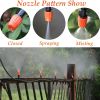 Adjustable Garden Drip & Misting Nozzles – 20‑Piece Micro Sprinkler Set