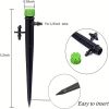 20/50‑Pack Adjustable 8‑Hole Drip Emitters for 4/7 mm Tube