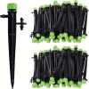 20/50‑Pack Adjustable 8‑Hole Drip Emitters for 4/7 mm Tube