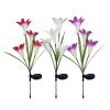 Color-Changing Solar Lily Flower Garden Lights